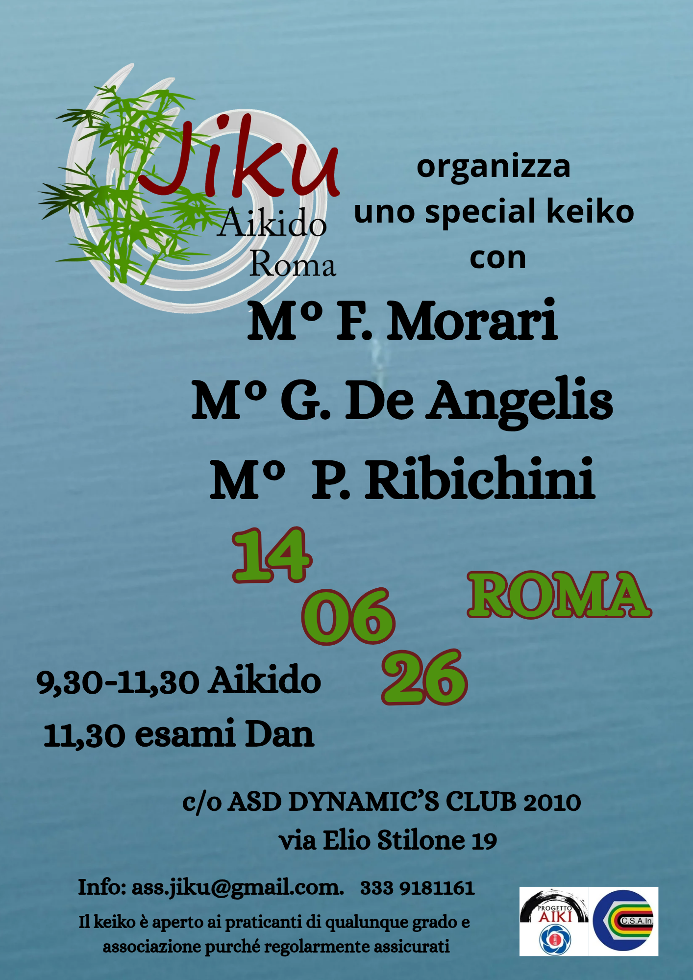 Special Keiko di Aikido - Roma 14 giugno 2026